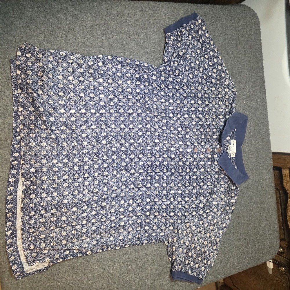 vintage 1990s Nike Golf geometric print polo Large D2